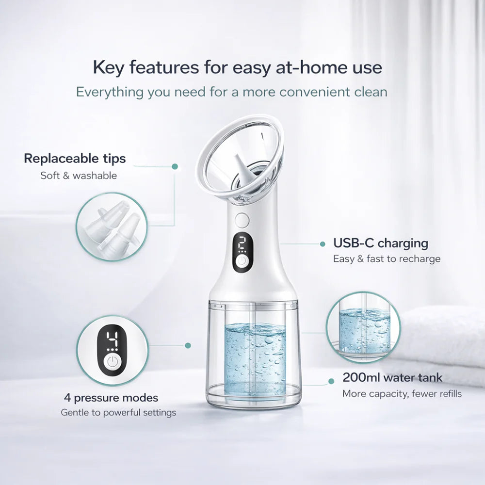 Cleanwave Head CleanWave Ear™ ELECTRIC EAR CLEANING IRRIGATOR